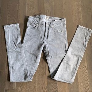 Naked and Famous grey denim